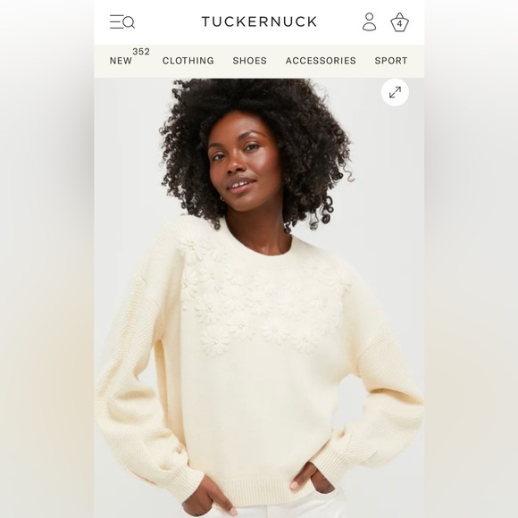 Tuckernuck cream sweater-Hyacinth House-worn once!! - Picture 2 of 5